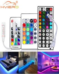 Led Controller 17key 24key 44key IR RGB Controler LEDs Lights Controllers Remote Dimmer DC12V For RGBs 3528 5050 Strip4268033