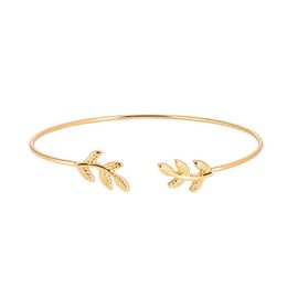 14K gold plated adjustable infinite forever love knot bracelet leaves moon pearl gift bridesmaid wedding bracelet153m
