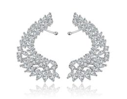Ear Cuff SENYU Fashion Bridal Jewelry Luxury Lady039s CZ Crystal Angel Wing Sweep Wrap rings Rhodium Plating Climber rings 22113609454