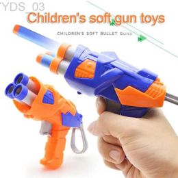 Gun Toys Soft EVA Bullet Toy Gun For Children Dart Suit Kids Bullet Darts Toy Sight Set Children Educational Toys Guns Random Colour YQ240307