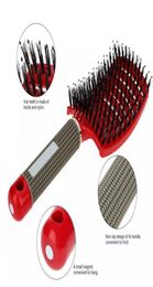 Bristle Nylon Hair Scalp Massage Brushes Women Wet Curly Detangle Brush for Salon Hairdressing Styling Tools8177698