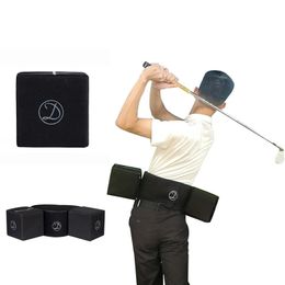 1Set Golf Swing Trainer Posture Correction Practicing Golf Swing Waist Trainer Portable Golf Swing Training Aids for Beginner 240227