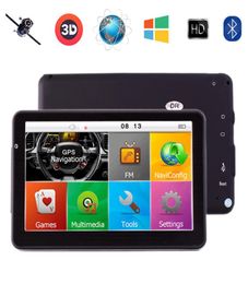 HD 7 inch Touch Screen Car GPS Navigator Bluetooth GPS Navigation AVIN Function 800480 MP4 FM Transmitter 8GB 3D Maps5012857