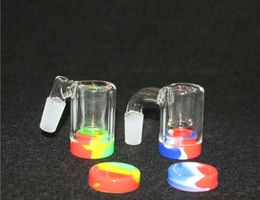 Glass Reclaim Catcher ash catcaher handmake and 5ml silicone wax containers for dab rig glass bong LL