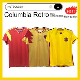 2024 Valderrama Colombia 1990 Retro soccer jerseys classic commemorate antique Collection vintage football shirt T 24 25 Escobar Guerrero FALCAO JAMES Columbia