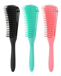 Detangling Brush for Natural Hair Hair comb Detangler Brush for Afro America 3a to 4c Kinky Wavy Curly Coily Hair Detangle Eas9582795