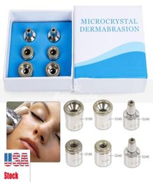 Newest Product Beauty Spa Facial Diamond Tips Fits For Microdermabrasion Skin Dermabrasion Machine Replacement 6 TIPS5038495