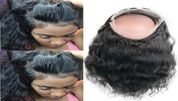 Brazilian Malaysian virgin hair extensions 360 lace frontal closure Body Wave ear to ear closure 360 closure lace frontal7403305