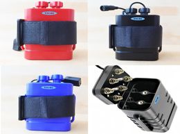 18650 Battery Pack Case Waterproof battery Storage Boxes 84V USB DC Charging 618650 r Bank Box for Led Bike lights Bicycle Light8583545