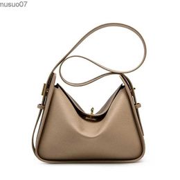 Messenger Bags Fashion Womens Bag Luxury Brand Solid Colour Pillow Shoulder Bag Female Design Genuine Leather Handbags Crossbody Bags for LadyL2403