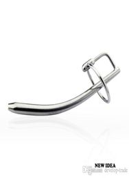 New Style Stainless steel SOUNDING Male Urethral Stretching Wand Curved Bondage Gay Fetish A0322039505