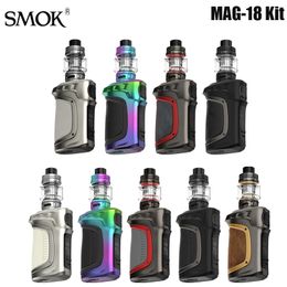 Original SMOK MAG 18 Kit 230W MAG-18 Box MOD Vape 7.5ml TFV18 Tank Fit TFV18 Mesh 0.33ohm Coil Electronic Cigarette Vaporizer