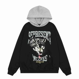 Mens Hoodies Sweatshirts Hoodies Sweatshirts designer Letter Mens Niche Tide Brand Wild High Street Casual American Loose Couple Hooded Sweater Coat Cl