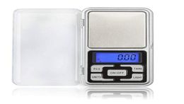 Digital Pocket Scales Digital Jewellery Scale Gold Silver Coin Grain Gramme Pocket Size Herb Mini Electronic backlight Scale 12pcs6797224