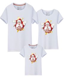 Family Matching Tshirt Mom Dad Tshirt Christmas Deer Print Mommy Daddy Baby Short Sleeve Shirt Clothes 2104174106118
