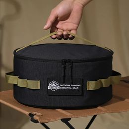 Camping Tools Tableware Large Handbags Multipurpose Picnic Cookware Storage Bag Utensils Kit for Travel BBQ Meal Bags 240223