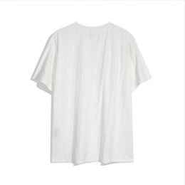 Herren-Freizeithemd, Designer-T-Shirt, 3D-Buchstabe, Jacquard-Knopf, T-Shirts für Männer und Frauen, Business-T-Shirt, kurzärmeliges T-Shirt, luxuriöser Baumwollpullover