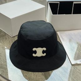 luxury bucket hat designer Bucket Hats Fisherman caps solid Colour letter triomph e bob gabardine hats for Men Women temperament match style