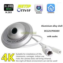 Elevator Dedicated Flying Saucer POE Network Surveillance Camera HD 4MP And 5MP 4K With Audio Cctv Cam