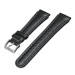 22mm Leather Bracelet Watch Band Wristbands Unisex Replacement Strap with Buckle Casual Fashion Ergonomic for Suunto X-lander H091171g