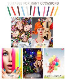 12 Colours Hair Chalk Hair Dye Temporary Hair Colour Stick Nontoxic Salon DIY Dyeing Tool9346256