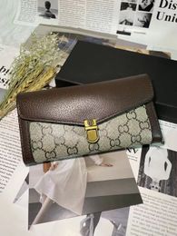 New Style Fashion women wallet PU Leather wallet single wallets lady ladies long classical purse with card WITH box Long Wallets