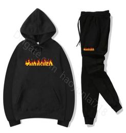 Men set sweatsuit Designer Tracksuit Autumn Winter Brand Mens hoodies pants Mens Clothing Sweatshirt Womens Pullover Casual Tennis1595825