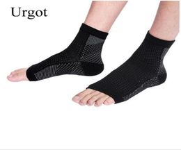 Urgot1pair Foot Angel Anti Fatigue Compression Foot Sleeve Ankle Support Running Cycle Basketball Sports Outdoor Men 14pairs28pc3778408