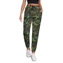 Capris Military Camo Jogger Pants Green Camouflage Streetwear Sweatpants Spring Women Home Printed Big Size Trousers Birthday Gift