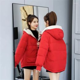 Women's Trench Coats Oversize Thick Casual Hooded Sustans Parkas Cotton Winter Jackets For Women Long Down Korean Fashion Office Lady