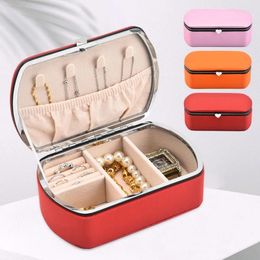 Jewelry Pouches Stylish Accessories Box Container Convenient Storage Portable Containers For Home Office And Travel