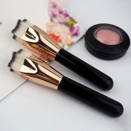 Makeup Brushes Stainless Foundation Brush Pentagram Shape Portable Professional Non-stick Face For Daily Use