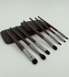 Beauty Care Makeup Tools Professional Make Up Brushes Sets Wooden Brush With PU Bag Case Set Whole Wood Handle Private Label F7903090