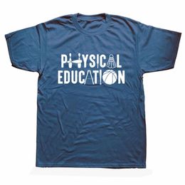 Mens T Shirts Physical Education Teacher Definition Unisex Graphic Fashion Cotton Short Sleeve O-Neck Harajuku T-shirt Streetwear