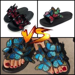 2024 High quality New GAI Slipper sandal platform butterfly Slippers womans Flat Flip flops pool Sliders beach Shoe size 36-41