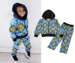 Toddler Baby Girl Fall African Bohemian style zipper top pants 2piece children039s wear for 27 kids5249634