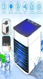 Mini Portable USB Air Conditioner 3 Speeds Humidifier Purifier with LED Light Air Cooler Cooling Fan For Home Office8213819
