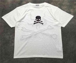 New luxury Men Mastermind T Shirts Embroidered skull bone Casual TShirt Hip Hop Skateboard Street Cotton TShirts Tee Top Z7 G123153217
