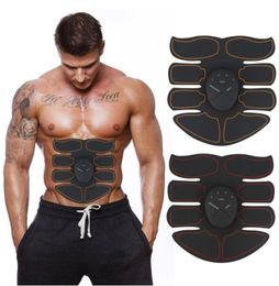 New EMS Abdominal Muscle Exerciser Trainer Smart ABS Stimulator Fitness Gym ABS Stickers Pad Body Loss Slimming Massager Unisex2567378