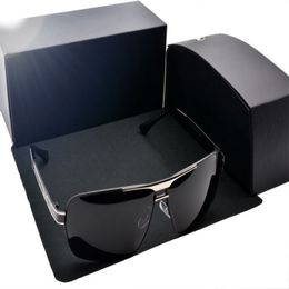 Top quality 722 Brand designer Polarised Sunglasses men women Polit sun glasses metal framen Sport Driving glasses with Retail cas282W