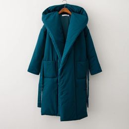 Women's Trench Coats Women Winter Jacket Coat Stylish Thick Warm Fluff Long Parka Female Water Proof Outerware