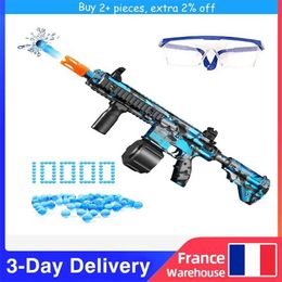 Gun Toys New 2-in-1 Electric Manual Spray Gel Automatic Toy Gun Paintball Outdoor Activities Games Airsoft Gun Outdoor 240307
