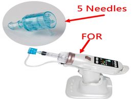 10pcs Replacement 5 Needles Mesotherapy Meso Gun Negative Pressure Cartridge For EZ Vacuum Injector Skin Beauty3873731