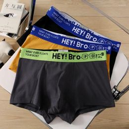 Underpants Multi-color Optional Mens Underwear Pure Cotton Comfortable Breathable Boxers Solid Color Mid-waist Boxersoxers