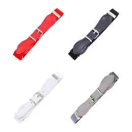 Belts Kids Belt Adjustable Waist Elastic Simple Clothing Accessories Stylish PU Leather For Boys Girls Children Dresses