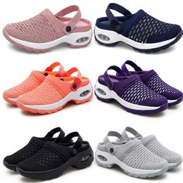 Spring Summer New Half Slippers Cushioned Korean Women's Shoes Low Top Casual Shoes GAI Breathable Fashion Versatile 35-42 61 XJXJ