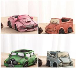 Car Shape Plant Pots Breathable Truck Planter Miniature Planters Mini Cement Flower Pot For Home Decoration High Quality 5cr UU95928737