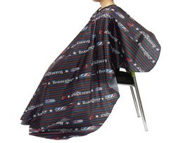 2 Styles Pro Salon Stripe Hairdressing Cape Barber Hairdresser Haircutting Wrap Waterproof Cover Gown Apron Hairstylist Cloth1542009