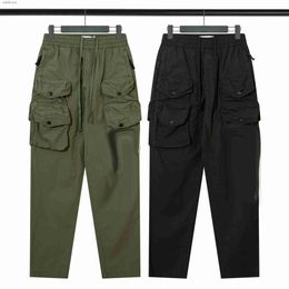 Men's cargo classic Multi pocket overalls sweatpants loose leggings 240308