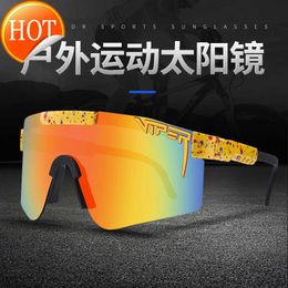 Sunglasses Frames Pit Viper Straight Riding Glasses Anti Uv400 Large Frame Sunglasses Real Film Dazzling Lenses Outdoor Sports